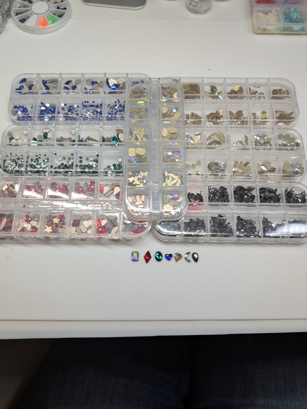 Crystal Nail Charms, New